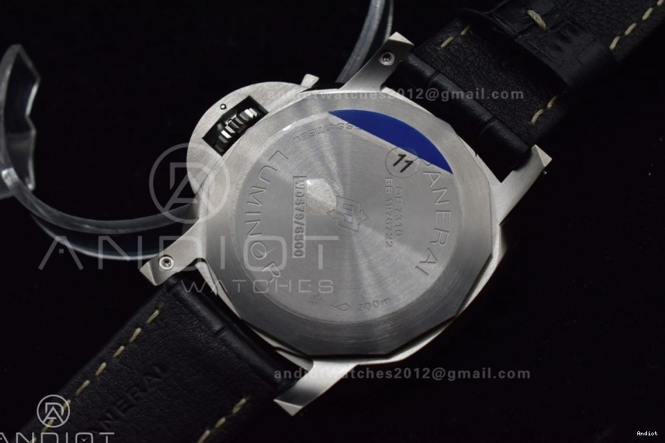 Best 1:1 on Black Dial P.9010 Edition PAM1312  Black VSF Leather Strap 1126